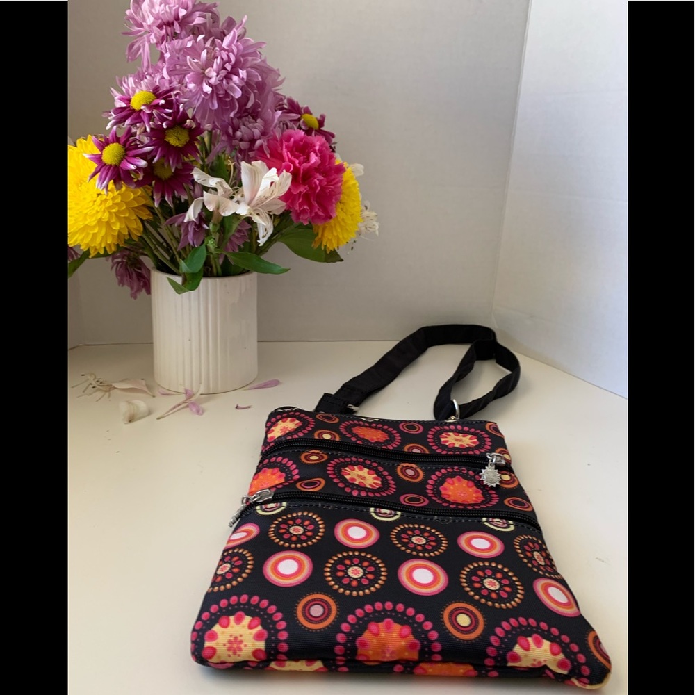 Sunny Bags Swirl Print Nylon Lightweight Crossbody - Picture 4 of 7